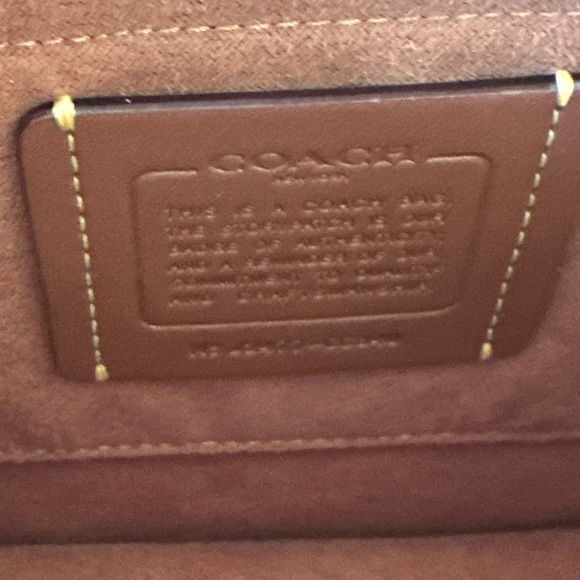 Coach Black Croc-Embossed Chain Bag - Picture 10 of 10